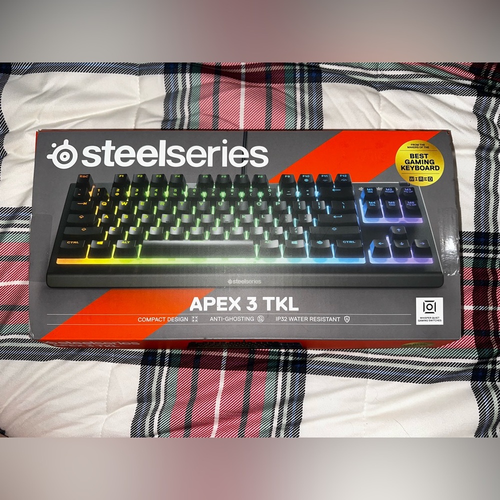 SteelSeries Apex 3 TKL RGB Gaming Keyboard